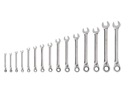 TEKTON Reversible Ratcheting Combination Wrench Set, 15-Piece | WRC94001 - size: 15-Piece (1/4-1 in.), style: No Storage