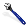 WORKPRO 12-Inch Adjustable Wrench, Wide Jaw Cr-V steel Wrench - color: Blue, size: 12-Inch