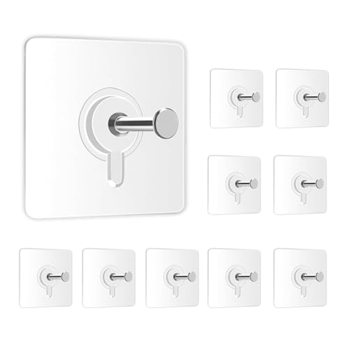 Self-Adhesive Wall Hooks for Picture Frames – No-Drill Heavy-Duty Seamless Hanging Hooks for Home Décor, Photos, Mirrors & Artwork – Damage-Free Wall Mounting Hook (20)
