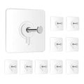 Self-Adhesive Wall Hooks for Picture Frames – No-Drill Heavy-Duty Seamless Hanging Hooks for Home Décor, Photos, Mirrors & Artwork – Damage-Free Wall Mounting Hook (20)