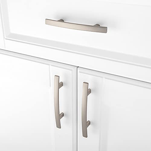 KOOFIZO 10 Pack 3 in Brushed Nickel Cabinet Pulls, Drawer Handles 1961 - color: Brushed Nickel, size: 3" CC