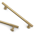 Asidrama 10 Pack 6.3 inch Champagne Bronze Kitchen Cabinet Handles - color: Champagne Bronze, size: 6.3" Hole Center