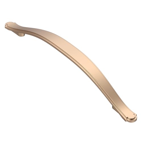 Alzassbg Champagne Bronze Cabinet Pulls and Handles 10 Pack, AL3028TGP - color: Champagne Bronze, size: 6-1/4" Hole Center