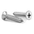 #6 x 3/4" Wood Screw 100Pcs 18-8 (304) Stainless Steel Screws Flat Head Phillips Fast Self Tapping Drywall Screws by SG TZH - size: #6 x 3/4"