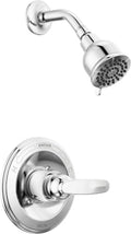 Delta Foundations 13 Series 2-Spray Shower Faucet Set, Chrome Shower Head and Handle Set, Valve Trim Kit, Chrome BT13210 (Valve Not Included) - color: Chrome