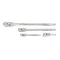 GEARWRENCH 4 Piece 1/4", 3/8" & 1/2" Drive 120XP Flex Ratchet Set | 81230XP - style: Flex Head