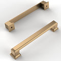 Amerdeco 6 Pack Champagne Bronze Cabinet Pulls 5" - color: Champagne Bronze, size: 5" hole center, style: 6 Pack