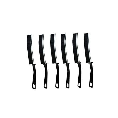 Hard Bristle Crevice Cleaning/Gap Cleaning Brush,Slim Flat Curved Brush