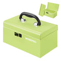 WORKPRO 10.8" Mini Metal Tool Box with Removable Tray - color: Macaron Green