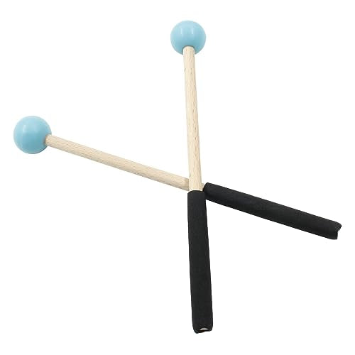 Bonsicoky 8 Inch Percussion Mallets, Blue - color: Blue