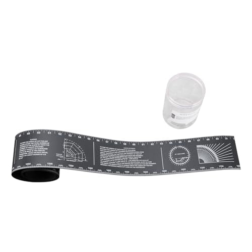 Pipe Measure Tool,Flex Angle Measuring and Marking Gauge,White,71.26 inche - size: 71.26 inches