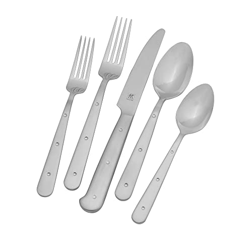 Zwilling Porterhouse 45-pc 18/10 Stainless Steel Flatware Set - color: Stainless Steel, size: 45-pc