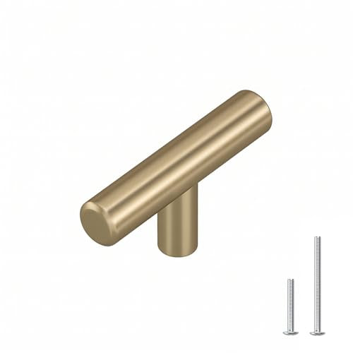 homdiy 15Pack Single Hole Knobs Cabinet Handles Champagne Bronze Kitchen Cabinet Pulls Drawer Pulls for Dresser Drawers - color: Champagne Bronze, size: Single Hole Knobs