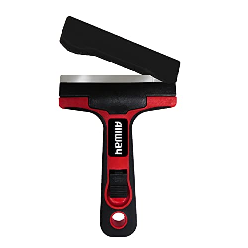 ALLWAY GTS-G Glass & Tile Scraper with Snap-On Blade Guard, 4" - style: Glass & Tile Scraper with Guard