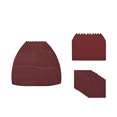 SKIL 30-Piece Mixed 60/80/120/240 Grits Detailed Sand Paper Kit for SKIL Sanders SR232301 & SR6607B-10 - CDA9005 - size: One Size, style: 15-Piece Mixed Sanding Paper