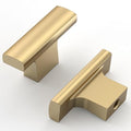 Asidrama 10 Pack Champagne Bronze Kitchen Cabinet Knobs for Dresser Drawers - Zinc Hardware - color: Champagne Bronze, style: 10 Pack
