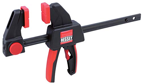 BESSEY EHK SERIES - 100 lb Clamping Force - 06 in - EHKM06 Trigger Clamp Set - 2.375 in. Throat Depth - Wood Clamps, Tools, & Equipment for Woodworking, Carpentry, Home Improvement, DIY - size: 6 in., style: 100 lb force