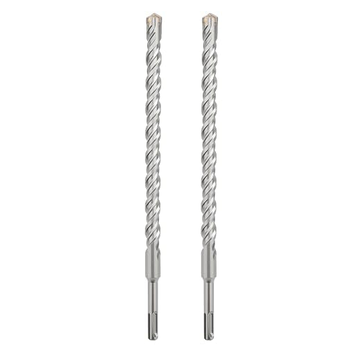 2 Pcs 5/16"x 12.2"(8x310mm) SDS Plus Rotary Hammer Bit for Concrete - size: 5/16 in x 12.2 in (8 x 310mm)