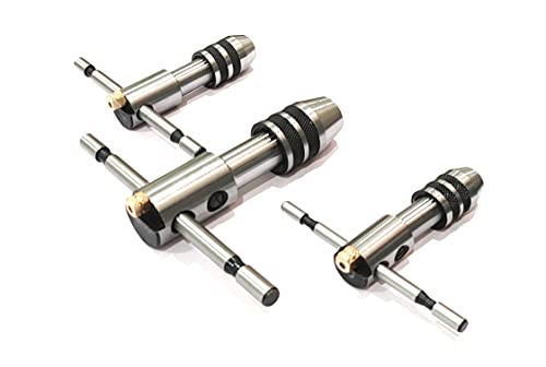 Reversible Ratchet Adjustable Tap Wrench Machine Tools ((SET OF ALL 3 ITEMS)) - size: (Set of 3 Sizes)
