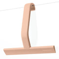 dancemoon JustHang Shower Squeegee with Built-in Hook, 10-Inch Terracotta - color: Terracotta