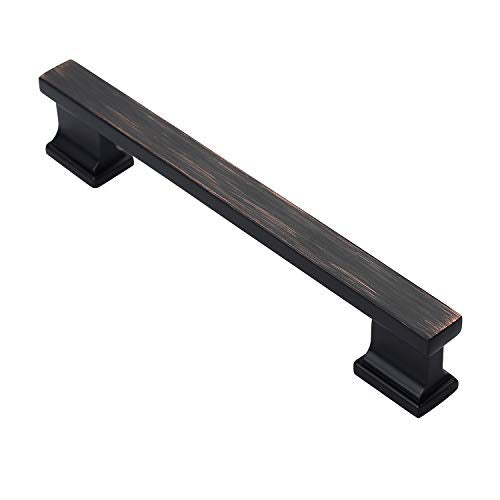 Alzassbg Oil Rubbed Bronze Cabinet Pulls and Handles 10 Pack, AL3061ORB - color: Oil Rubbed Bronze, size: 5" Hole Center
