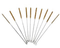 6mm/ 0.25" Diameter Brass Wire Tube Brush Cleaning Tool , Pipe Cleaners Brush for Tube Bottle Pipe Welding Slag and Rust Remove Cleaner Tool , 10pcs - size: 6mm/0.25"