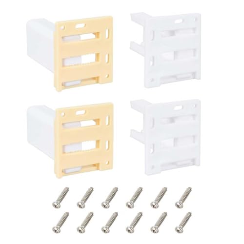 Drawer Slide Socket Set,Cabinet Hardware RV Drawer Part for 1" Drawer Slide - style: 1" Slide Rail Groove