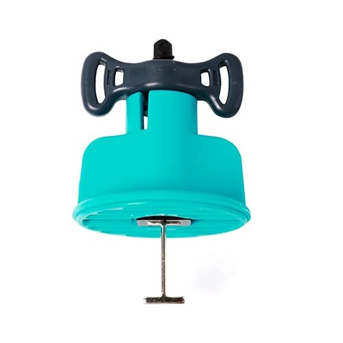 BIHUI Reusable Tile Leveling System with Comfort Spin Handle - Lippage Control System with Anti-Scratch Base, Reusable Steel 1.5mm T-Pin - 50 Pieces (TSL50)