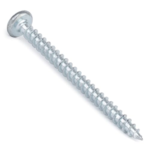 Spare Hardware Parts Replacement for IKEA Furniture Screw Chipboard Flat TRX Screw - Part #108363 | Chipboard Screw M4.0-1.8×50 Full Thread with PZD2 Recess | Pack of 10 - size: 108363