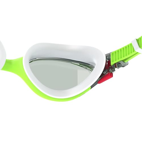 Speedo Unisex-Adult Swim Goggle Biofuse 2.0 - color: Green Fizz/Steel