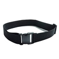 MELOTOUGH Tool Web Work Belt Buckle 2" inch Wide belt Black Simple Style for Woodworkers and Contractors (one size fits all)
