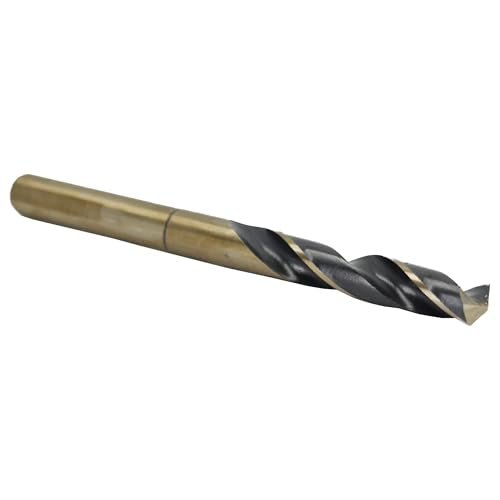 Drill America - KFDRSD3/8X5/8 5/8" Reduced Shank High Speed Steel Black & Gold KFD Drill Bit with 3/8" Shank, KFD Series - size: 5/8", style: 3/8" Shank