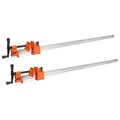 Jorgensen 48-Inch Steel I-Bar Clamps, 7000 lbs Clamping Force, 2-Pack - size: 48 Inch
