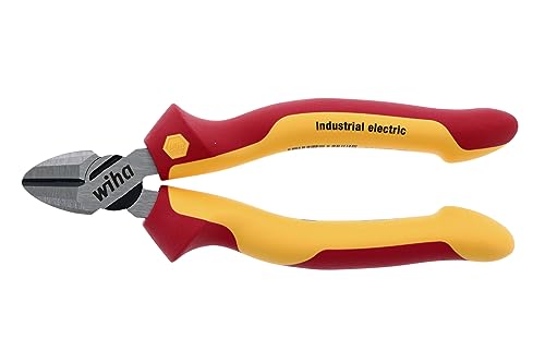 Wiha Tools 32933 6.3-Inch Insulated Industrial Diagonal Cutter, Multicolor, One Size