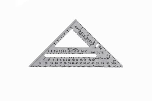 SWANSON Tool Co S0101 7 Inch Speed Square, Blue - size: 7 inch, style: 7" Speed Square