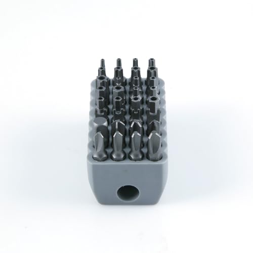 Klein Tools 32525 Tamperproof Bit Set, 32-Piece, Magnetic, TORX, Hex, Spanner, TORQ, Triwing Screwdriver Bits - style: Tamperproof