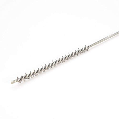 Utoolmart Steel Wire Cleaning Brush, Spiral Power Brush, 0.3-inch Diameter 12-inch Length, 5pcs - color: 5pcs, size: 0.8cm