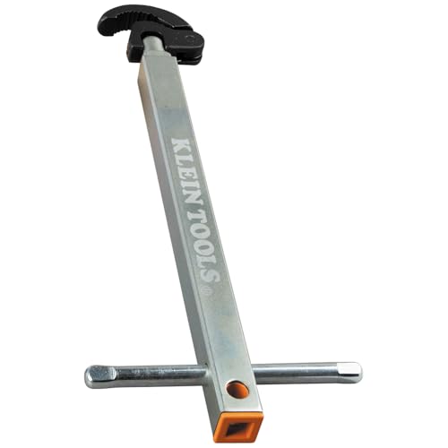 Klein Tools 68232 Telescoping Basin Wrench, Adjustable 10-17-Inch Plumbing Wrench with 1-1/4-Inch Jaw Capacity, Ideal for Hard to Reach Spaces - style: Basin Wrench