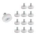 12 Pcs 3/4 Inch Drawer Rollers, Drawer Slide Roller 19 mm Drawer Pulley Replacement Wheels Bearing Small Pulley Plastic Pulley - size: 3/4 Inch