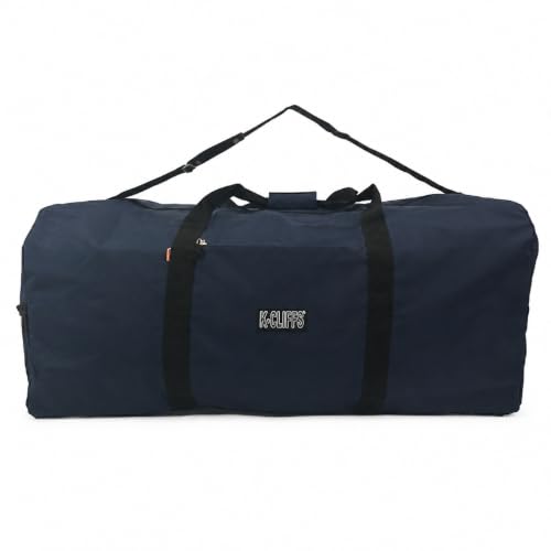 Heavy Duty Cargo Duffel Large Sport Gear Drum Set Equipment Hardware Travel Bag Rooftop Rack Bag - color: Navy, size: 21" x 10" x 9"