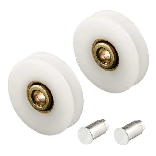 Prime-Line B 707 Sliding Screen Door Spring-Loaded Roller Assembly, High Density (2 Pack)