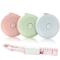 Mini Retractable Tape Measure(3 Packs) + Soft Fabric Sewing Ruler(1 Pieces), Flexible, Pocket Size, Dual Sided, 150CM Tailor Measuring Tapes for Body Measurement Weight Loss Cloth Knitting Craft