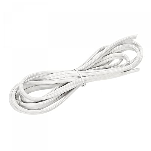 uxcell Screen Spline, 5M/16.4Ft Silicone Sealing Strip Window Screen Retainer, 4mm OD White - size: 4mm x 5M