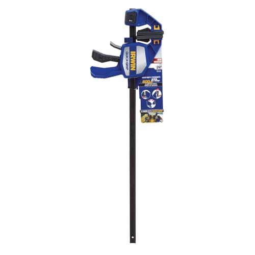 IRWIN QUICK-GRIP One-Handed Bar Clamp, Heavy-Duty, 24", 1964714 - size: 24 Inch, style: 24 Inch