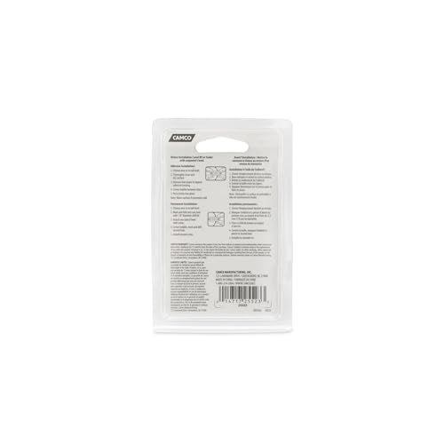Camco Camper/RV Level - Features Front to Back/Side to Side RV Leveling - Easy Install w/Screws or Adhesive Tape - 2-Pack (25523)