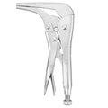 MAXPOWER 7-inch 90 degree Offset Long Nose Locking Pliers, 2.75" Jaw - size: 7"