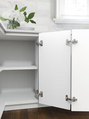 Amerock 1 Pair 165 Degree Full Overlay Lazy Susan Frameless Cabinet Hinge - size: 165 Degree Frameless, style: Self-Close