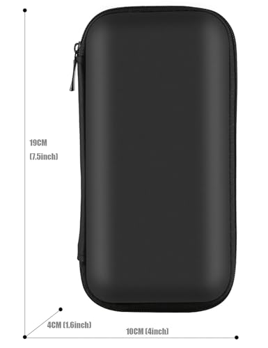 iMangoo Travel Essential Electronics Organizer Charger Case Carrying Pouch - color: Black, size: Small