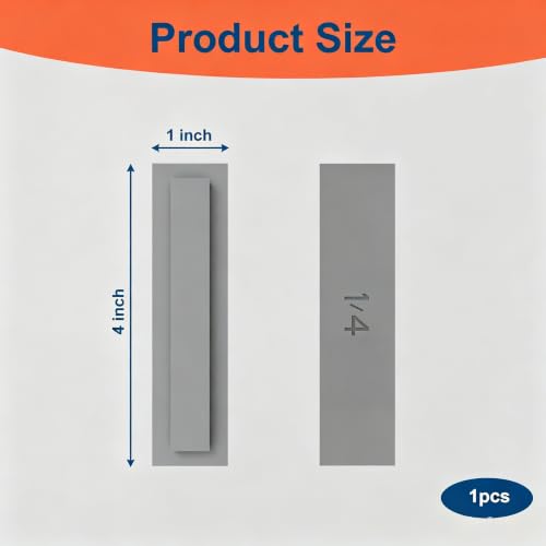 Trim Reveal Tool - 1/4 Precision Trim Gauges - Non-Damaging Hard Plastic Door Reveal Marking Tools - Accurate Jamb Marking - Wood Reveal Spacing Tool (Grey) - size: 1/4 grey