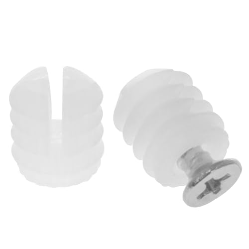 100 Set Cabinet Hinge Repair Kit, M4 x 10 mm Dowel Inserts